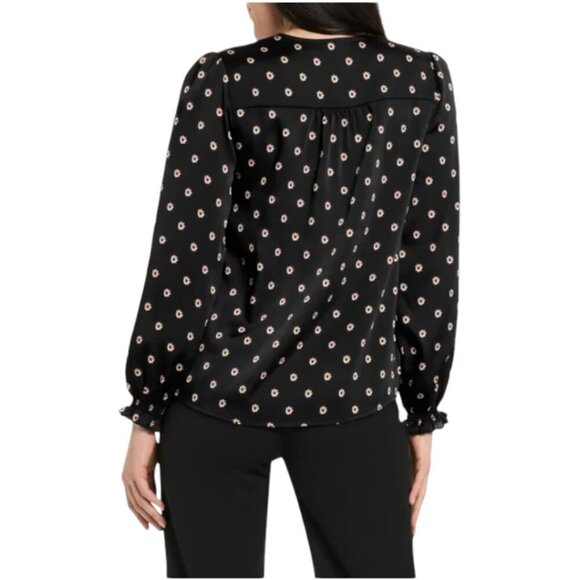 NWOT Ted Baker Blouse | Black Floral - Picture 3 of 6